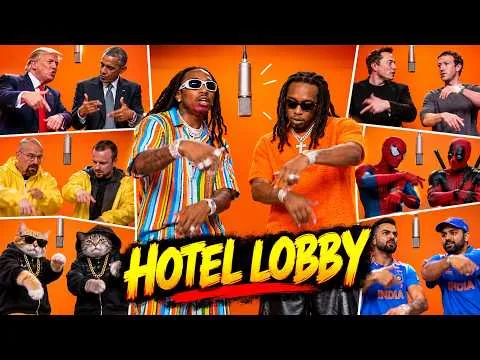 Video thumbnail: Hotel Lobby AI Meme Explained — Why the Quavo & Takeoff Hotel Lobby Trend Is Everywhere